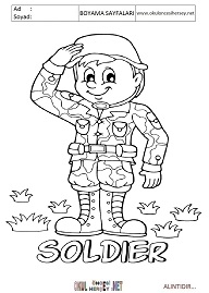 ingilizce boyama sayfaları